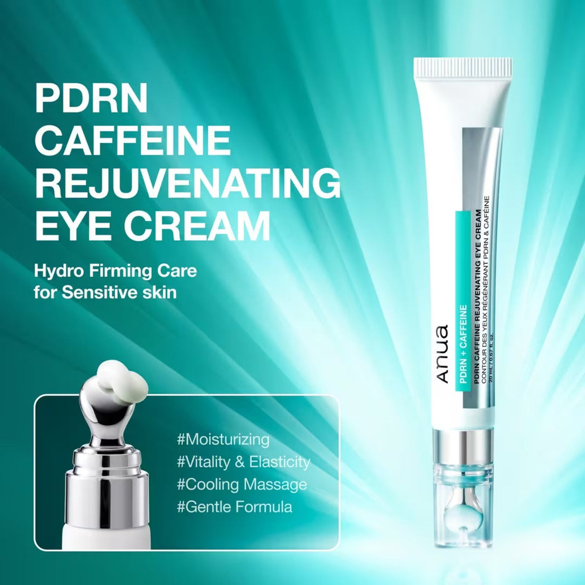 ANUA PDRN Caffeine Rejuvenating Eye Cream