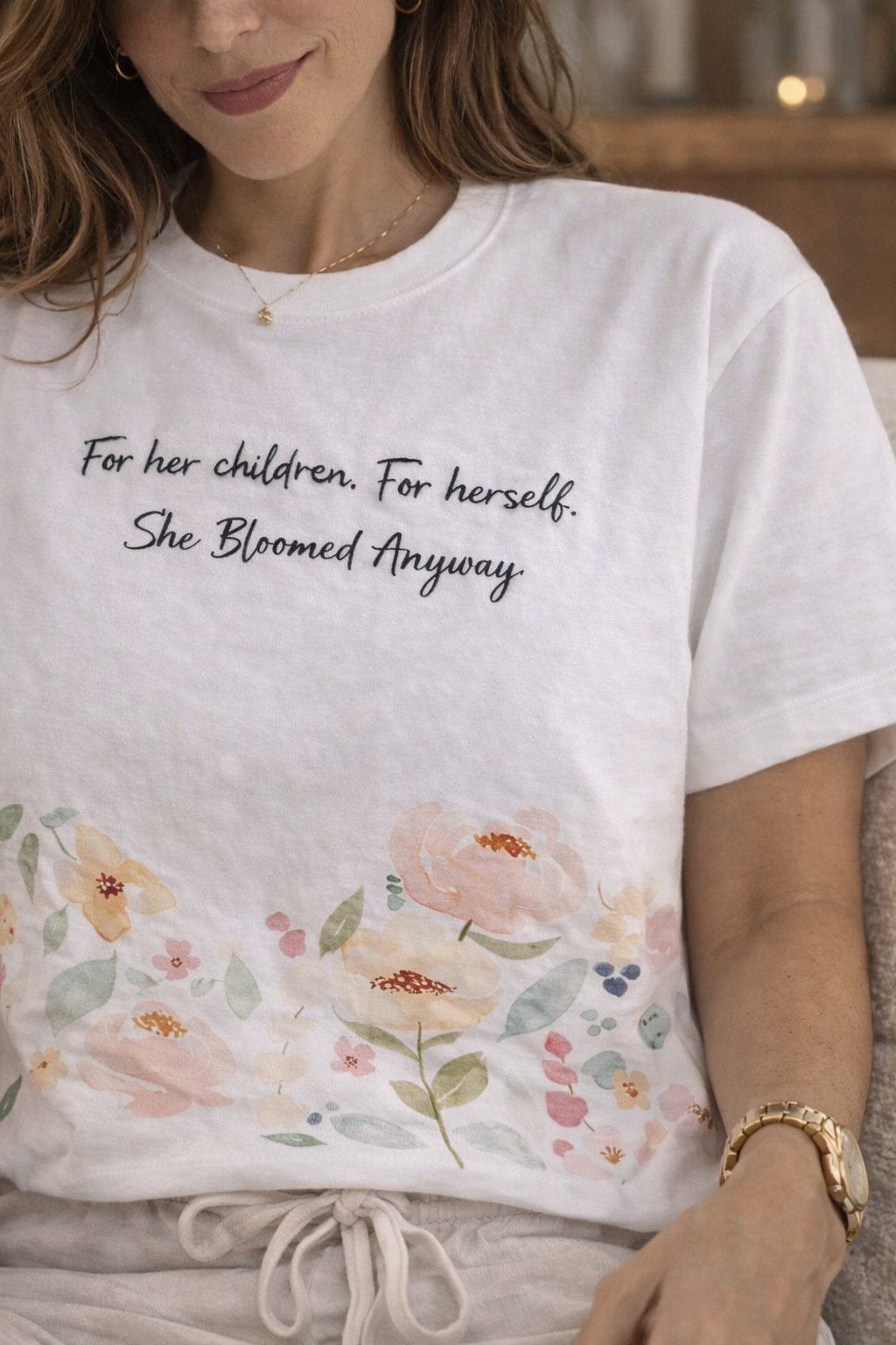 She bloomed anyway T-shirt 🌸