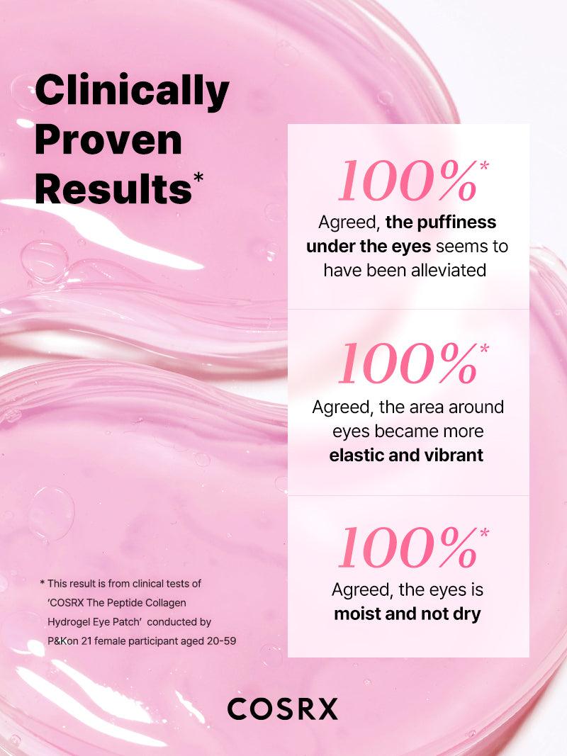 Cosrx - THE PEPTIDE COLLAGEN HYDROGEL EYE PATCH