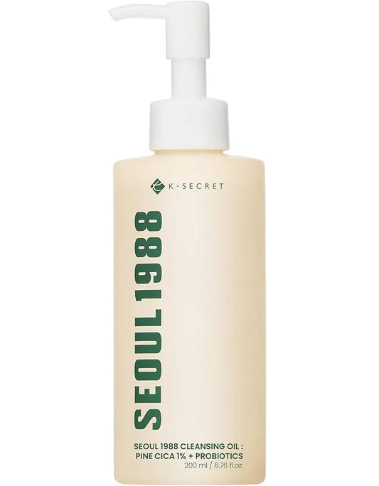 KSECRET SEOUL 1988 CLEANSING OIL : PINE CICA 1% + PROBIOTICS 200ML