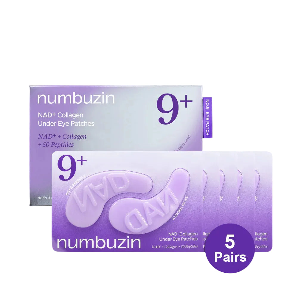 numbuzin - No.9 NAD+ Collagen Under Eye Patches