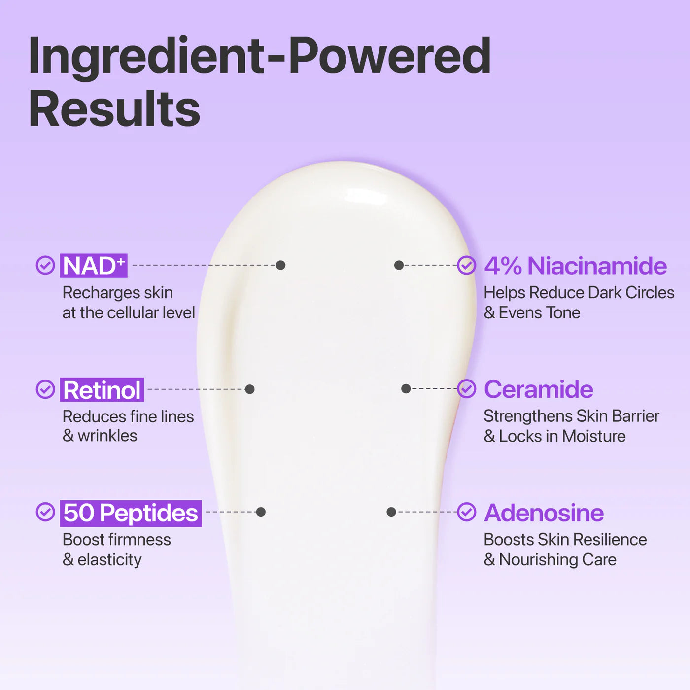 numbuzin - No.9 NAD+ Retinol Volumetox Eye Cream