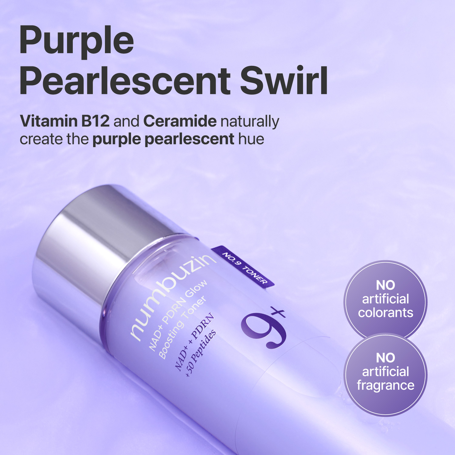 numbuzin - No.9 NAD+ PDRN Glow Boosting Toner