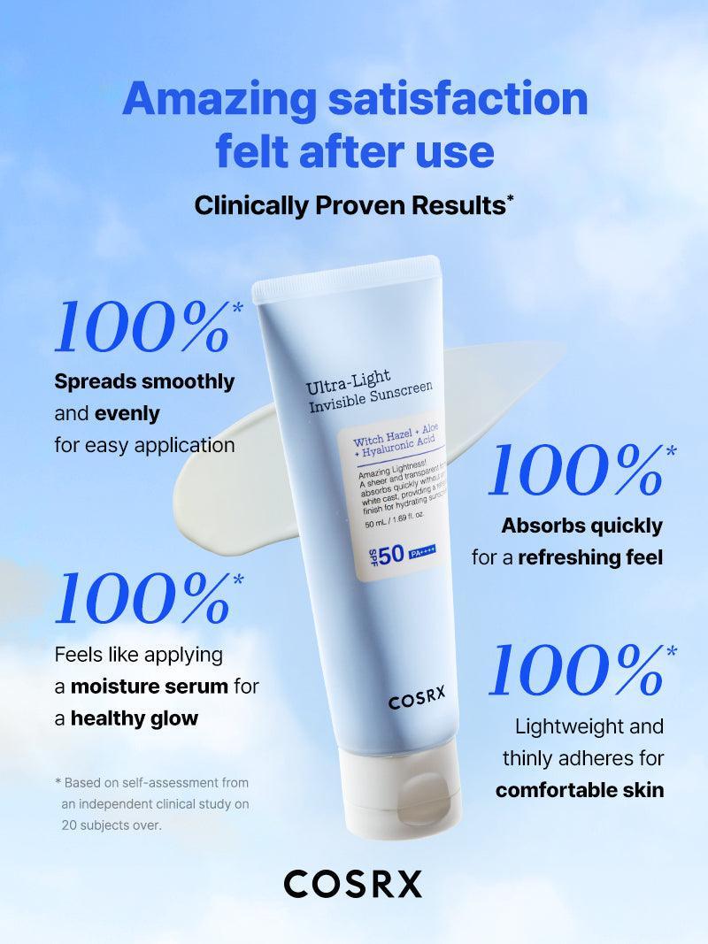Cosrx - Ultra-Light Invisible Sunscreen SPF50 PA++++