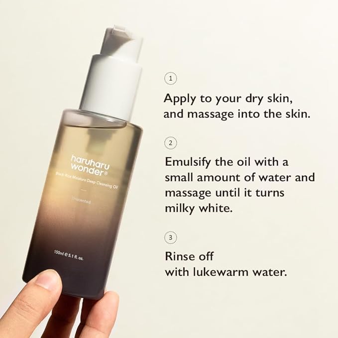 haruharu wonder - Black Rice Moisture Deep Cleansing Oil