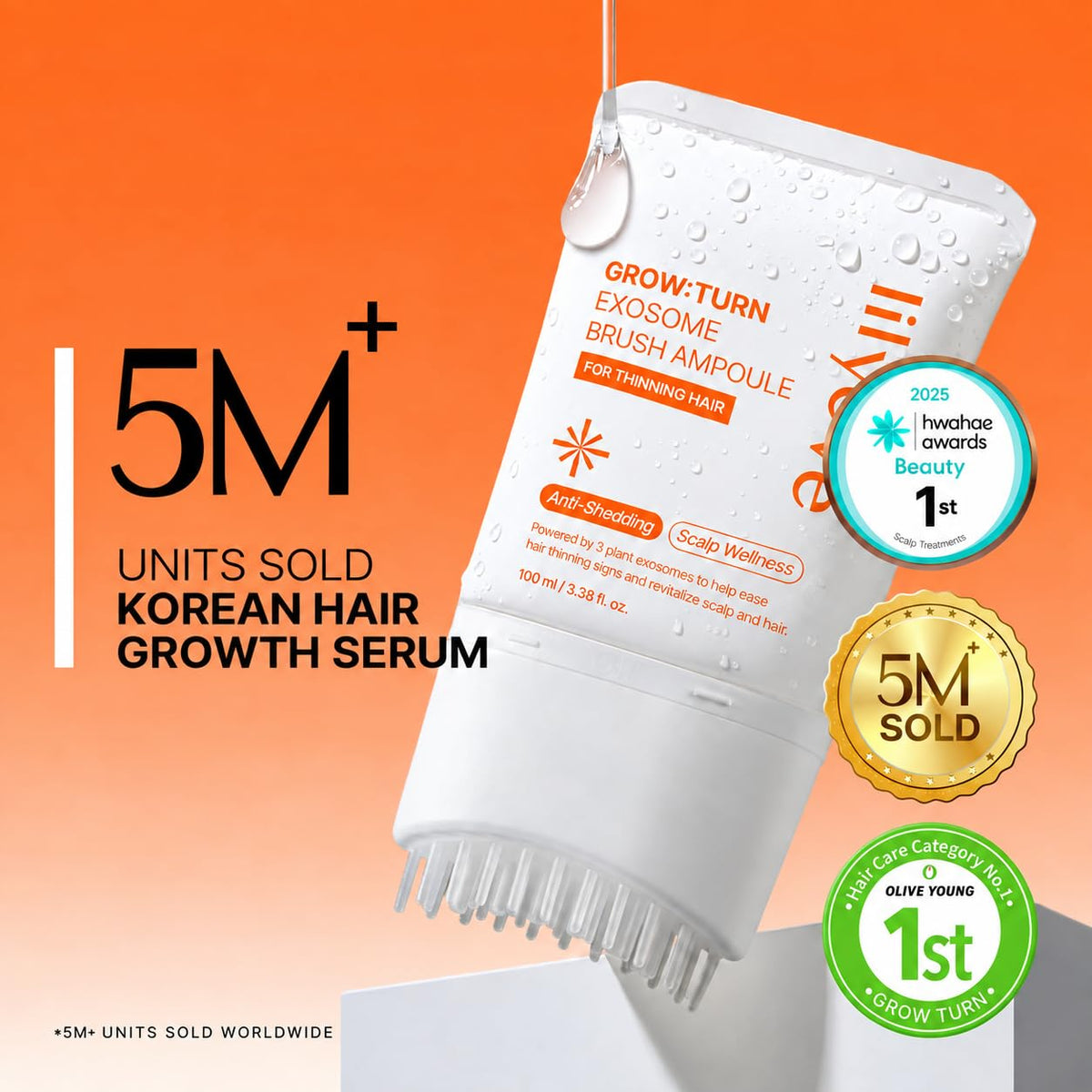 lilyeve - Grow Turn Exosome Brush Ampoule