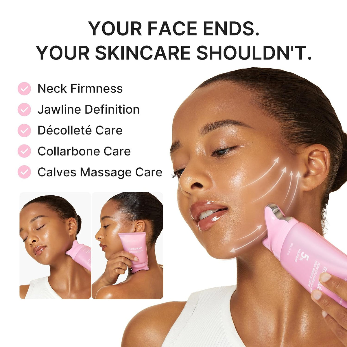 medicube - PDRN Collagen Gua Sha Neck Wrinkle Cream