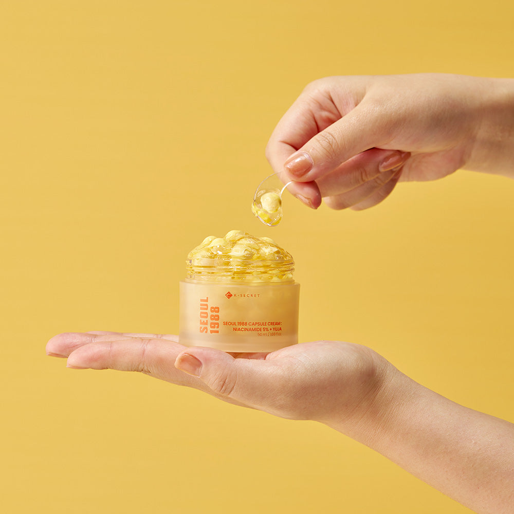 K-SECRET SEOUL 1988 CAPSULE CREAM : NIACINAMIDE 5% + YUJA