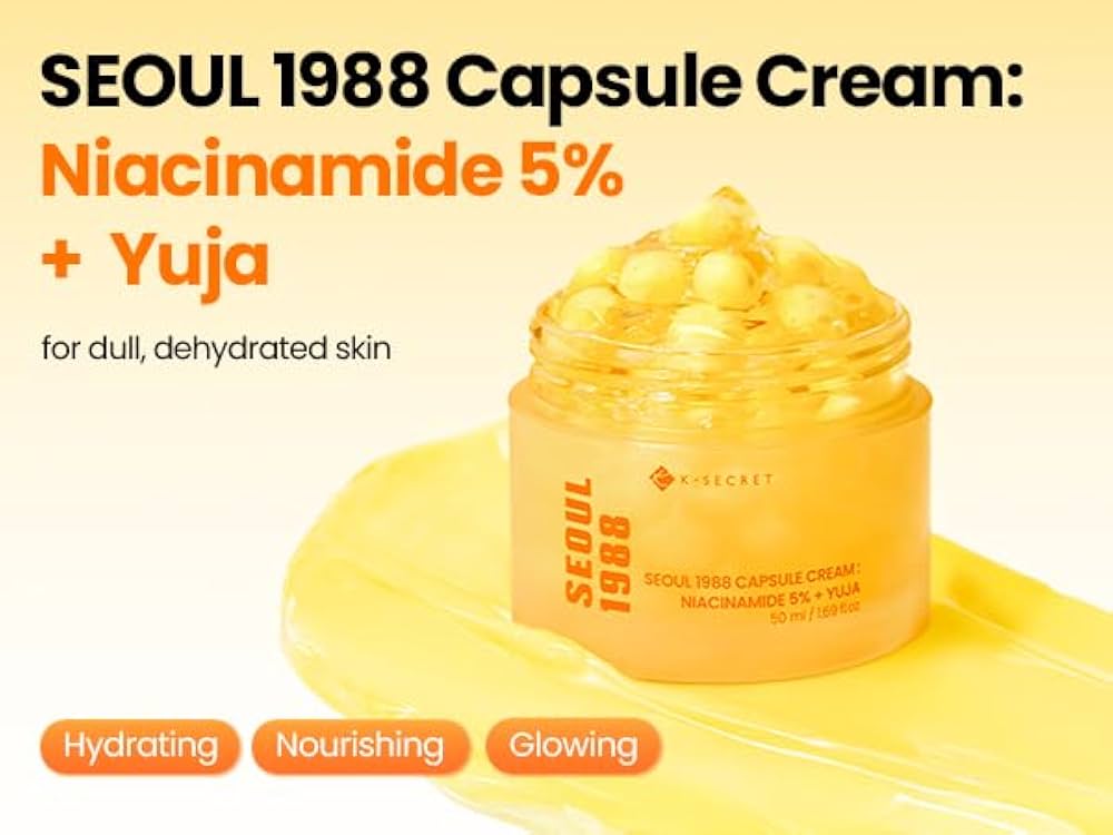 K-SECRET SEOUL 1988 CAPSULE CREAM : NIACINAMIDE 5% + YUJA