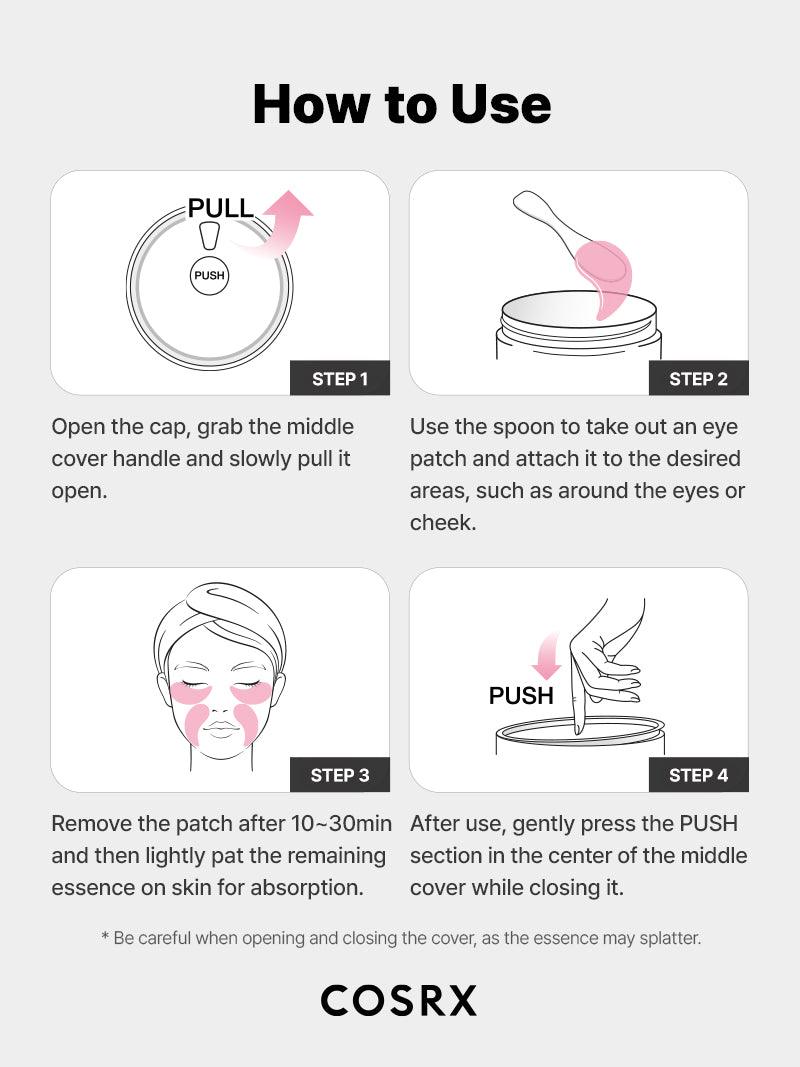 Cosrx - THE PEPTIDE COLLAGEN HYDROGEL EYE PATCH