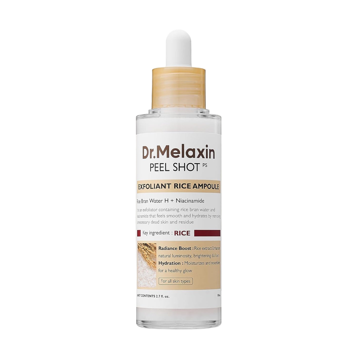 Dr.Melaxin - Peel Shot Exfoliant White Rice Ampoule