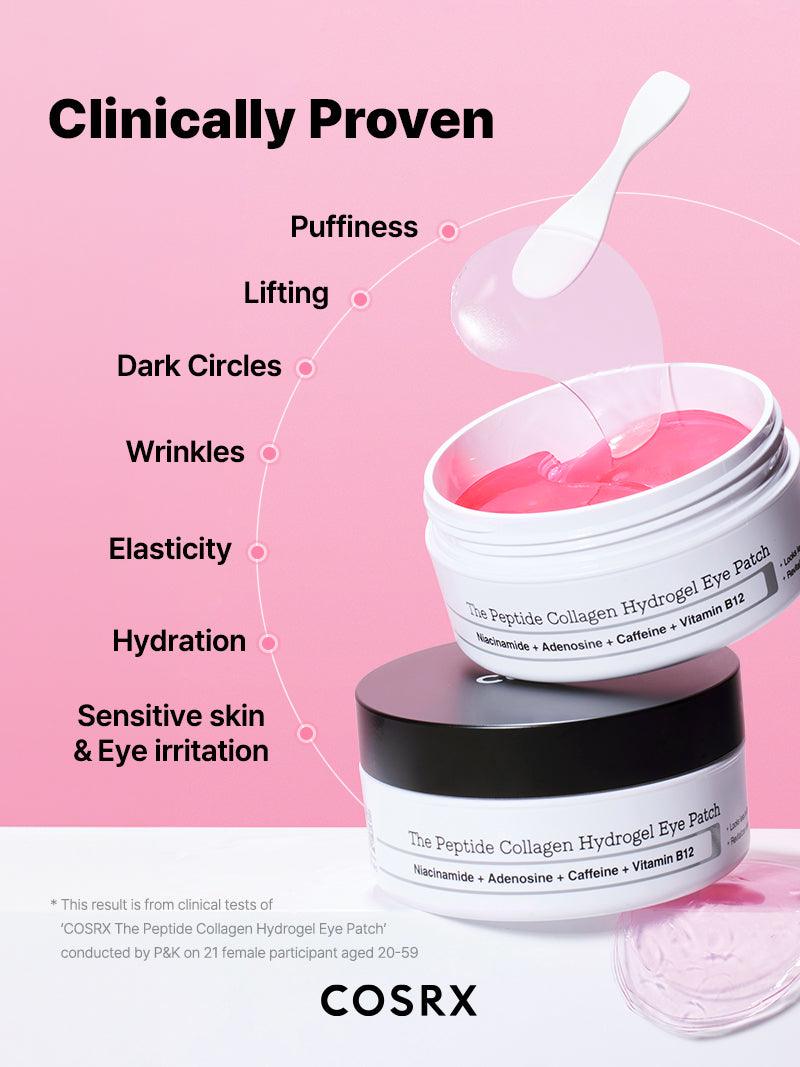 Cosrx - THE PEPTIDE COLLAGEN HYDROGEL EYE PATCH