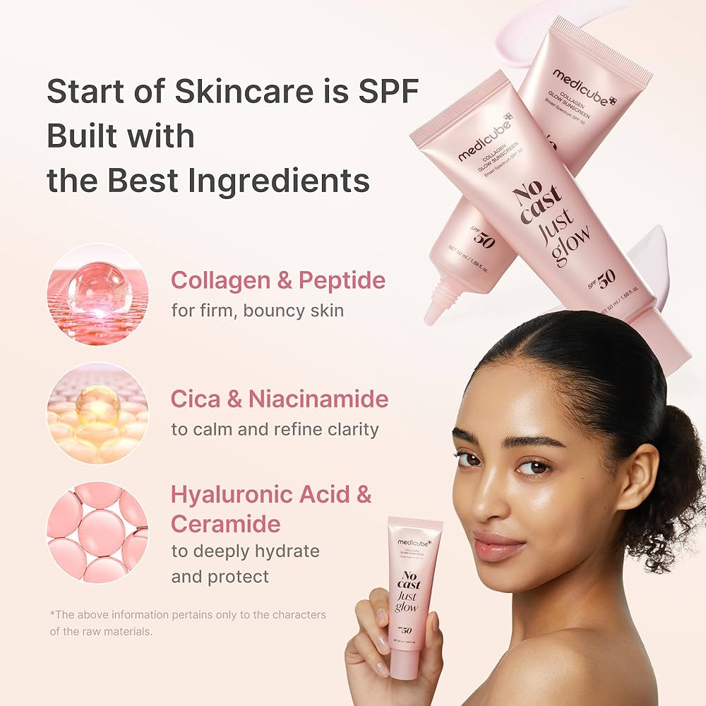 medicube - Sunscreen No Cast Just Glow Collagen