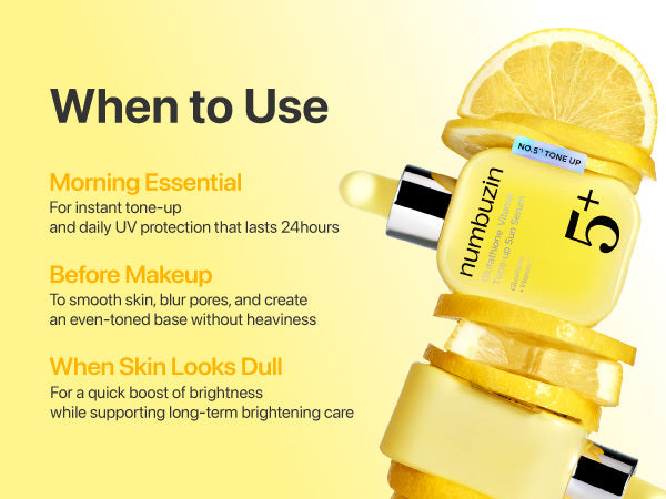 numbuzin - No.5 Glutathione Vitamin Tone-up Sun Serum