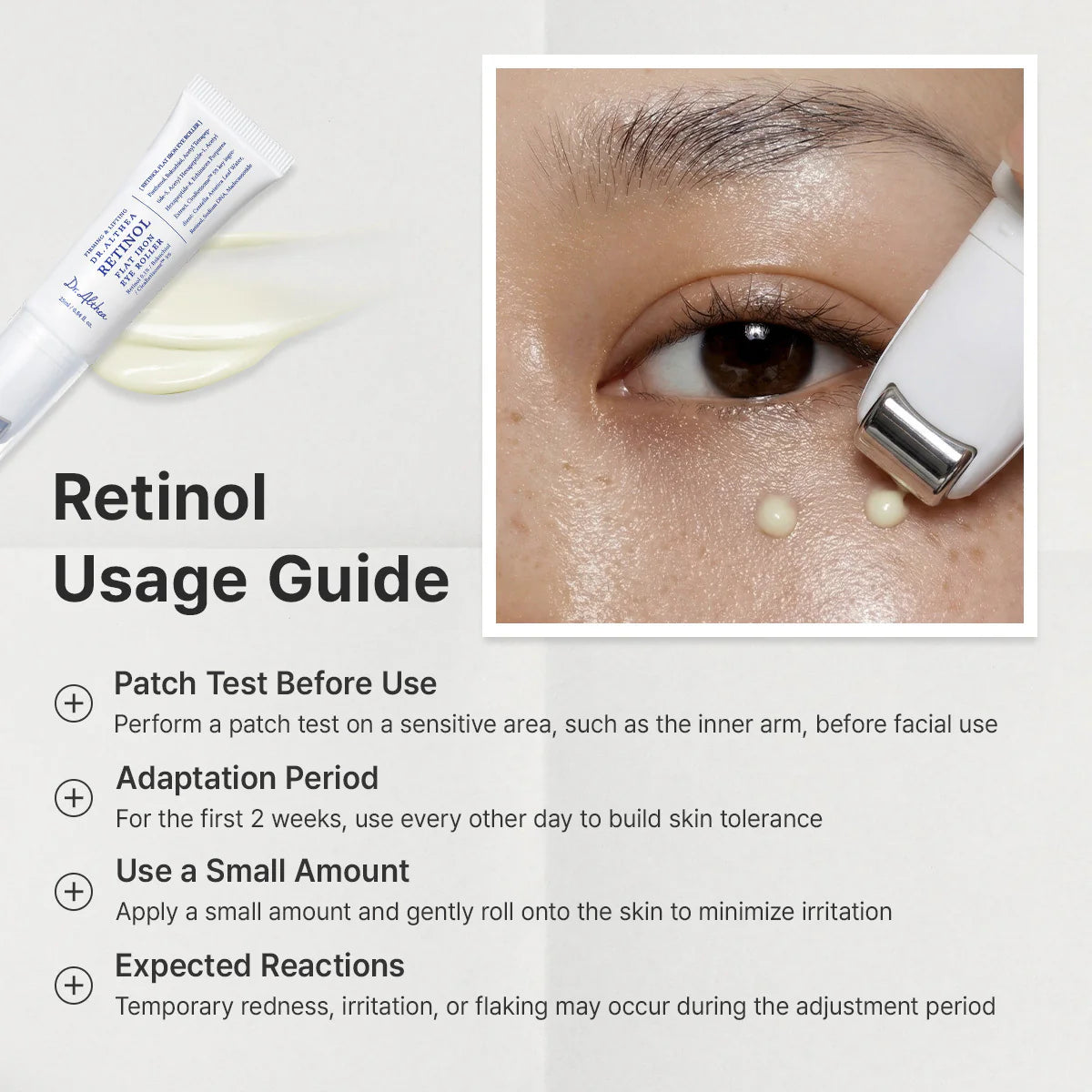 Dr. Althea - Retinol Flat Iron Eye Roller