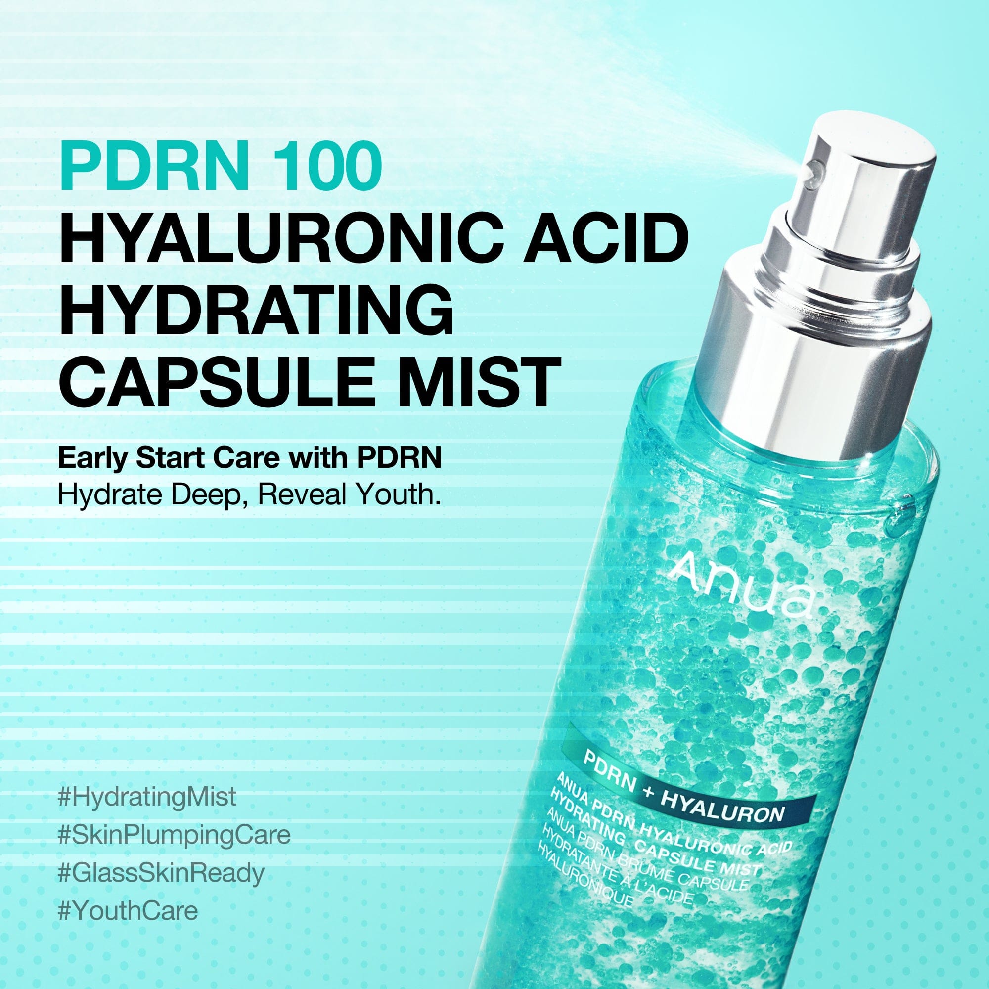 Anua - PDRN Hyaluronic Acid Hydrating Capsule Mist – Skintalk