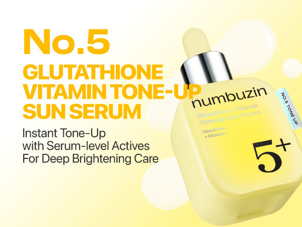 numbuzin - No.5 Glutathione Vitamin Tone-up Sun Serum